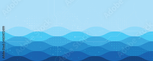 Abstract modern technology and science future background