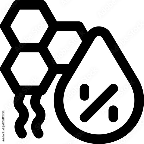 fat line icon. Clean and minimalist vector icon for websites, mobile apps, presentations, and logos. Fully scalable and customizable for any project.