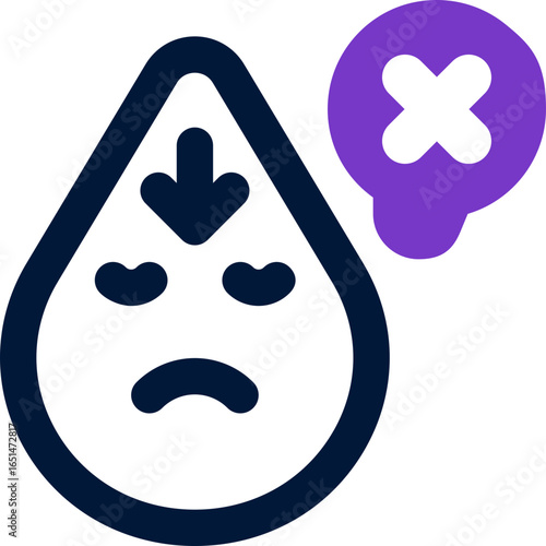 bad cholesterol duotone icon. Sleek and modern vector icon for websites, mobile apps, marketing materials, and corporate design. Fully scalable and ready to use.