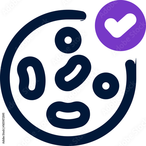 probiotic duotone icon. Sleek and modern vector icon for websites, mobile apps, marketing materials, and corporate design. Fully scalable and ready to use.