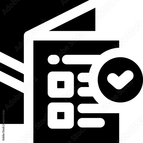 catalog glyph icon. Strong and solid vector icon for websites, mobile interfaces, presentations, and visual branding. High quality and easy to edit.
