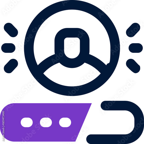 login duotone icon. Sleek and modern vector icon for websites, mobile apps, marketing materials, and corporate design. Fully scalable and ready to use.