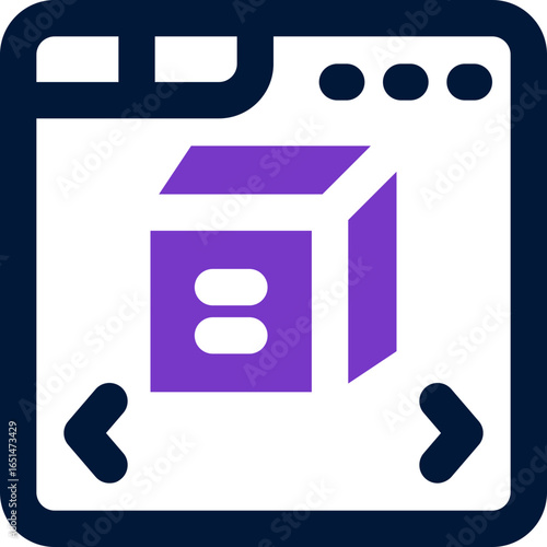 module duotone icon. Sleek and modern vector icon for websites, mobile apps, marketing materials, and corporate design. Fully scalable and ready to use.