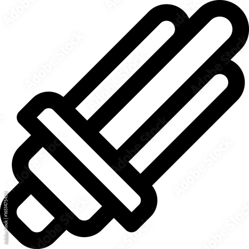 lamp line icon. Clean and minimalist vector icon for websites, mobile apps, presentations, and logos. Fully scalable and customizable for any project.