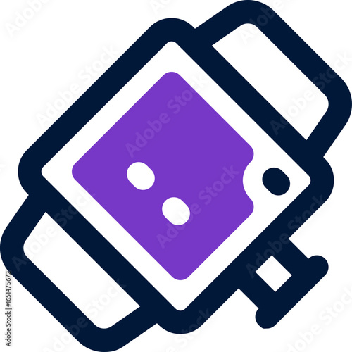 smartwatch duotone icon. Sleek and modern vector icon for websites, mobile apps, marketing materials, and corporate design. Fully scalable and ready to use.