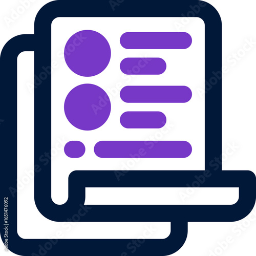 exam duotone icon. Sleek and modern vector icon for websites, mobile apps, marketing materials, and corporate design. Fully scalable and ready to use.