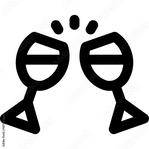 wine line icon. Clean and minimalist vector icon for websites, mobile apps, presentations, and logos. Fully scalable and customizable for any project.