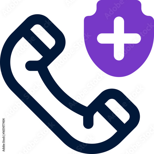 call duotone icon. Sleek and modern vector icon for websites, mobile apps, marketing materials, and corporate design. Fully scalable and ready to use.