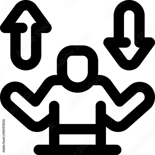 warm up line icon. Clean and minimalist vector icon for websites, mobile apps, presentations, and logos. Fully scalable and customizable for any project.