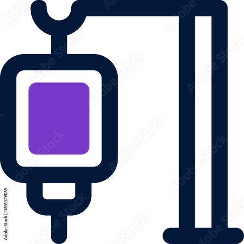 transfusion duotone icon. Sleek and modern vector icon for websites, mobile apps, marketing materials, and corporate design. Fully scalable and ready to use.