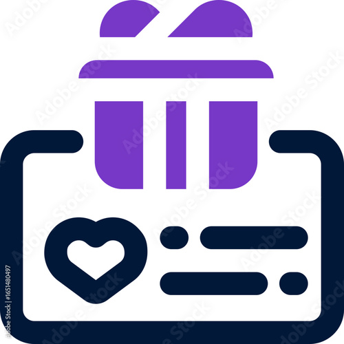loyalty program duotone icon. Sleek and modern vector icon for websites, mobile apps, marketing materials, and corporate design. Fully scalable and ready to use.