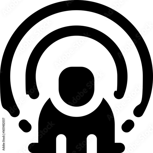 focus glyph icon. Strong and solid vector icon for websites, mobile interfaces, presentations, and visual branding. High quality and easy to edit.