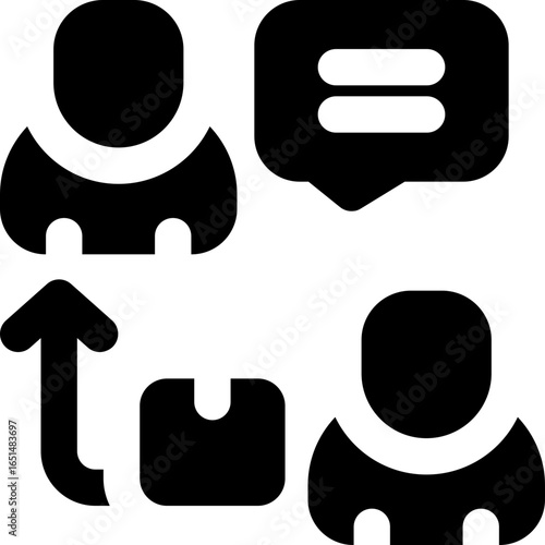order glyph icon. Strong and solid vector icon for websites, mobile interfaces, presentations, and visual branding. High quality and easy to edit.