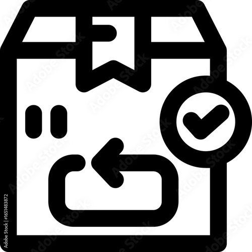 restock line icon. Clean and minimalist vector icon for websites, mobile apps, presentations, and logos. Fully scalable and customizable for any project.