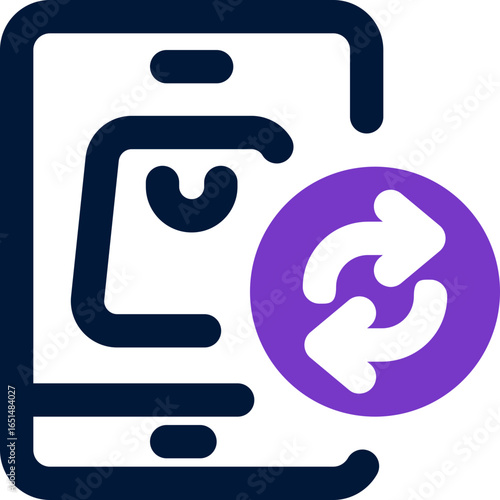 second hand duotone icon. Sleek and modern vector icon for websites, mobile apps, marketing materials, and corporate design. Fully scalable and ready to use.