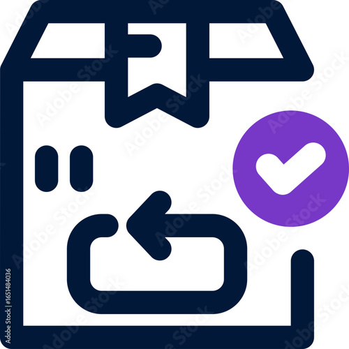 restock duotone icon. Sleek and modern vector icon for websites, mobile apps, marketing materials, and corporate design. Fully scalable and ready to use.