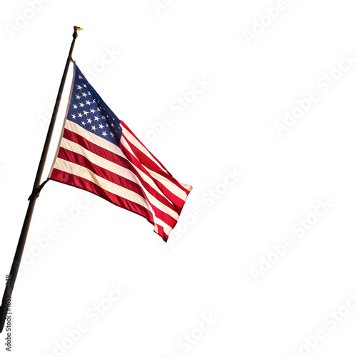 American Flag: Nighttime Patriotism, Stars and Stripes, National Symbol