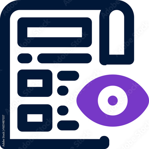 proof reading duotone icon. Sleek and modern vector icon for websites, mobile apps, marketing materials, and corporate design. Fully scalable and ready to use.