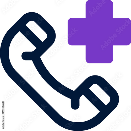 call duotone icon. Sleek and modern vector icon for websites, mobile apps, marketing materials, and corporate design. Fully scalable and ready to use.