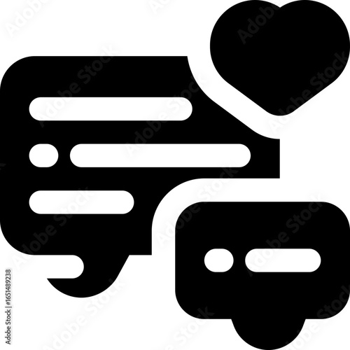 email glyph icon. Strong and solid vector icon for websites, mobile interfaces, presentations, and visual branding. High quality and easy to edit.