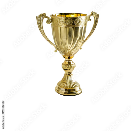 Gold Trophy: Winning Design, Achievement Symbol, Championship Cup