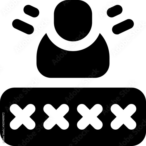 share post glyph icon. Strong and solid vector icon for websites, mobile interfaces, presentations, and visual branding. High quality and easy to edit.