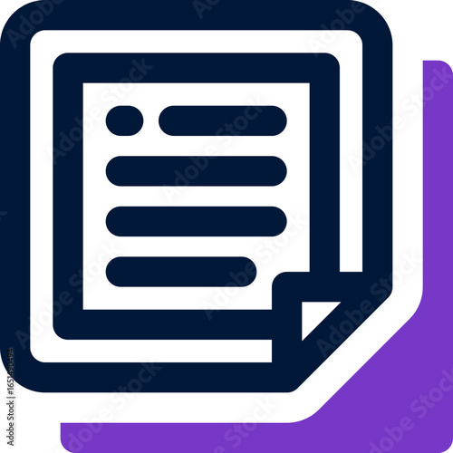 resume duotone icon. Sleek and modern vector icon for websites, mobile apps, marketing materials, and corporate design. Fully scalable and ready to use.