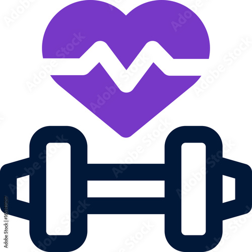 workout duotone icon. Sleek and modern vector icon for websites, mobile apps, marketing materials, and corporate design. Fully scalable and ready to use.