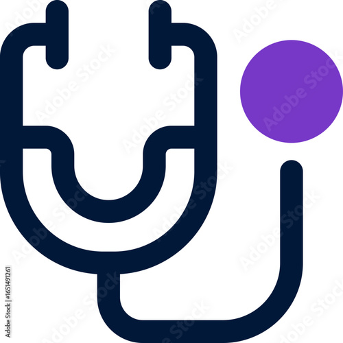stethoscope duotone icon. Sleek and modern vector icon for websites, mobile apps, marketing materials, and corporate design. Fully scalable and ready to use.