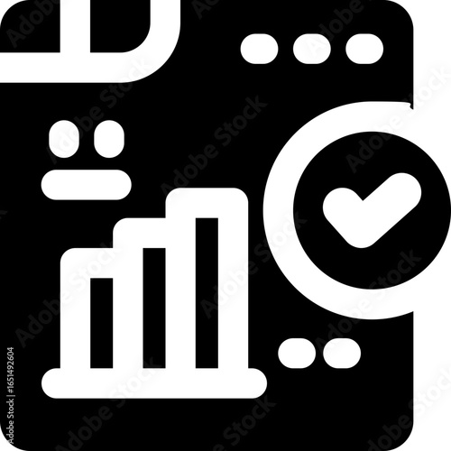 insight glyph icon. Strong and solid vector icon for websites, mobile interfaces, presentations, and visual branding. High quality and easy to edit.
