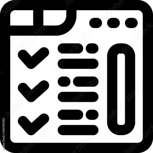 report line icon. Clean and minimalist vector icon for websites, mobile apps, presentations, and logos. Fully scalable and customizable for any project.