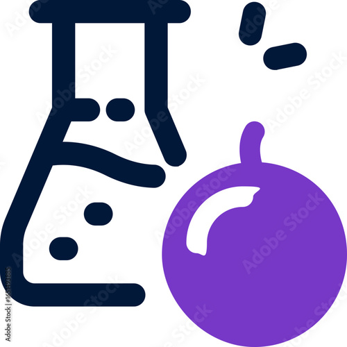 nutritional test duotone icon. Sleek and modern vector icon for websites, mobile apps, marketing materials, and corporate design. Fully scalable and ready to use.