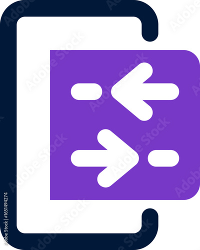 alignment duotone icon. Sleek and modern vector icon for websites, mobile apps, marketing materials, and corporate design. Fully scalable and ready to use.