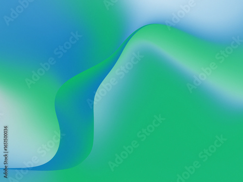 Wallpaper Mural Modern abstract gradient background with smooth blue and green color waves. Perfect for digital design, branding, web, presentations, posters, and creative projects with a clean futuristic style. Torontodigital.ca