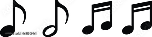 musical note icon set, music symbol, melody graphic, rhythm design, sound icon, song illustration, audio symbol, tune graphic, harmony icon, beat