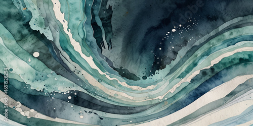 Sea water ocean wave vector background. Blue water ocean sea wave seamless background. Water ocean wave white and soft blue aqua, teal texture.