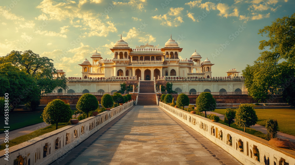 Fototapeta premium A picturesque view of a palace associated with Farrukhsiyar