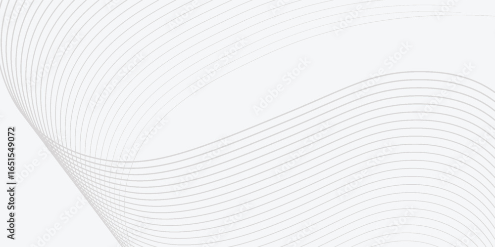 Fototapeta premium Abstract curve wave seamless pattern background.