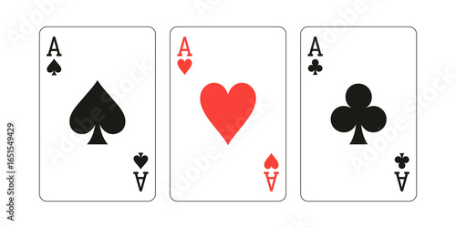 three aces png poker cards playing spades hearts clubs transparent