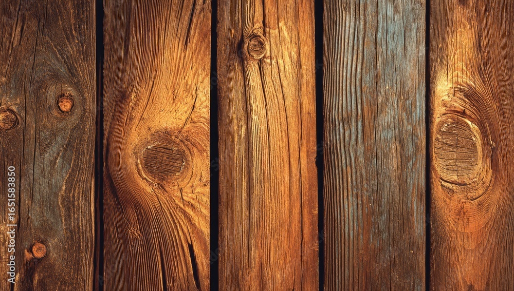 Obraz premium Aged wooden planks