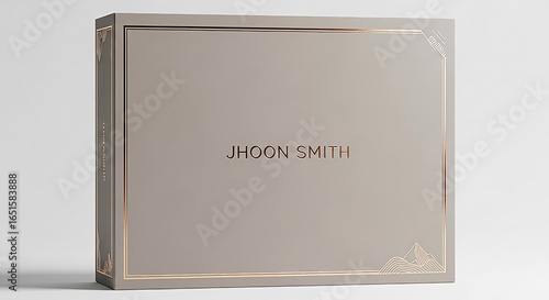 Premium Hard Box Packaging on White Background