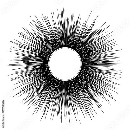 black and white spiral