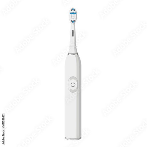 Sleek electric toothbrush for efficient dental hygiene and promoting healthy gums and teeth routine