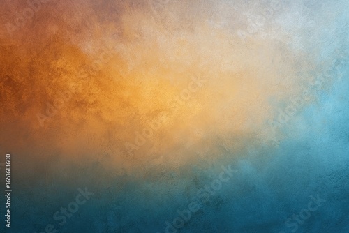 Abstract blend of warm and cool tones