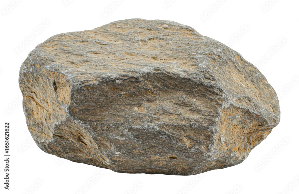Exploring nature's formations rock discovery outdoor environment still life viewpoint geology concept isolated on transparent background