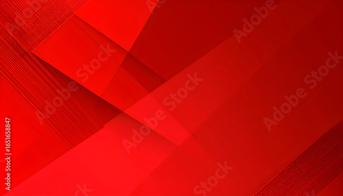 Bold Red Abstract Geometric Design with Diagonal Lines and Gradient Effect creating a modern digital background