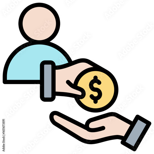 Employee Wages Icon