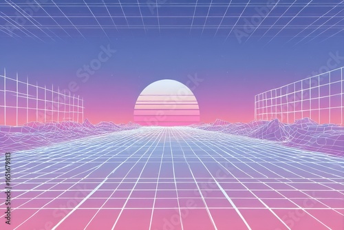 abstract background with city