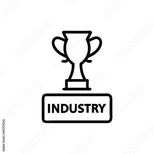 gold trophy cup icon trophy cup award gold winner success icon 