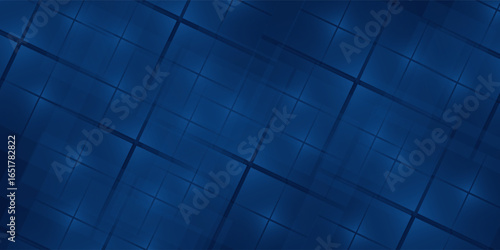 Blue abstract pattern background. Geometric shape gradient simple modern